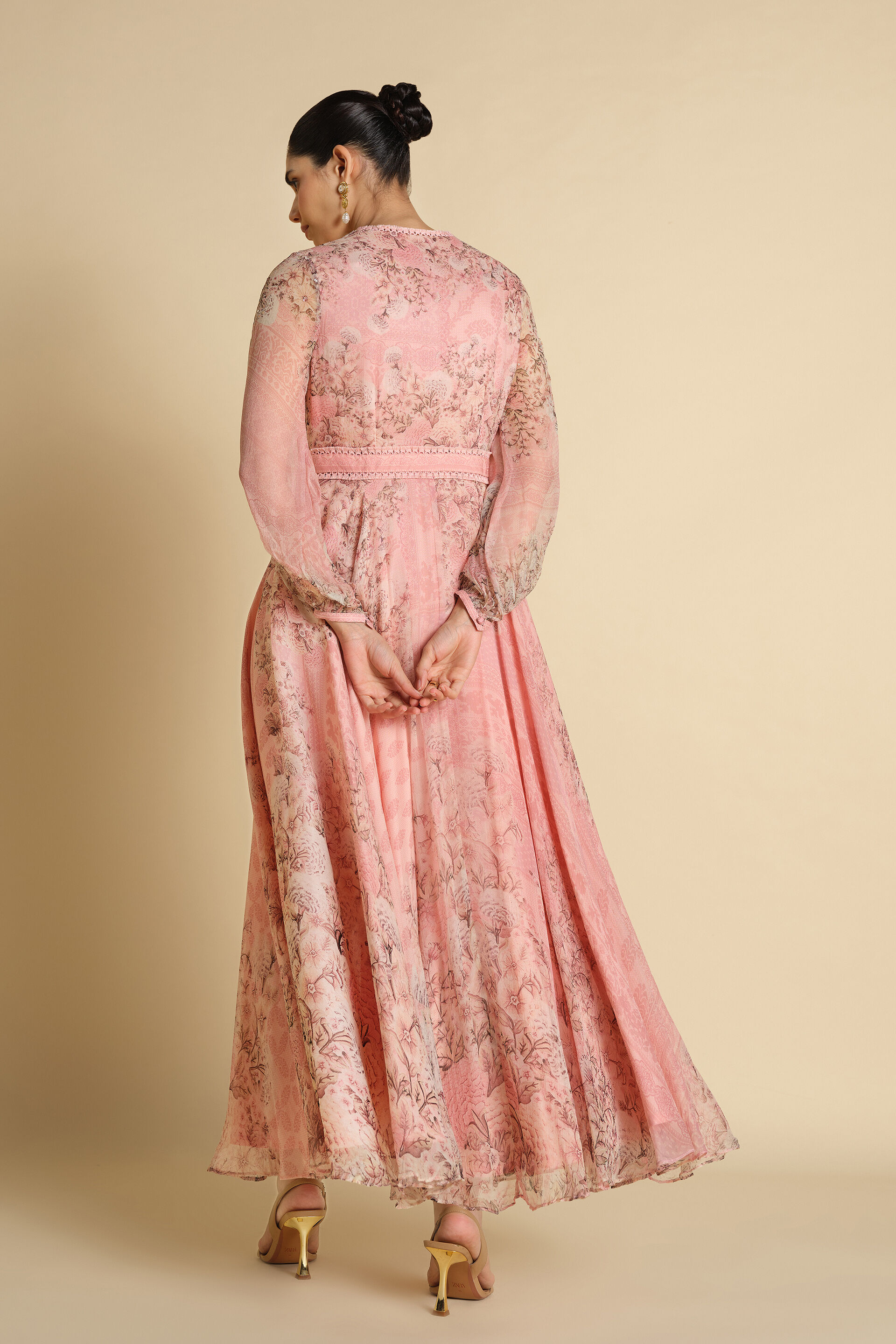 Juri Printed Kaftan - Blush, Blush, image 2